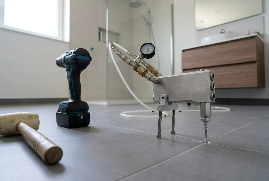 Kitbedrijf Markelo – holle tegels injecteren